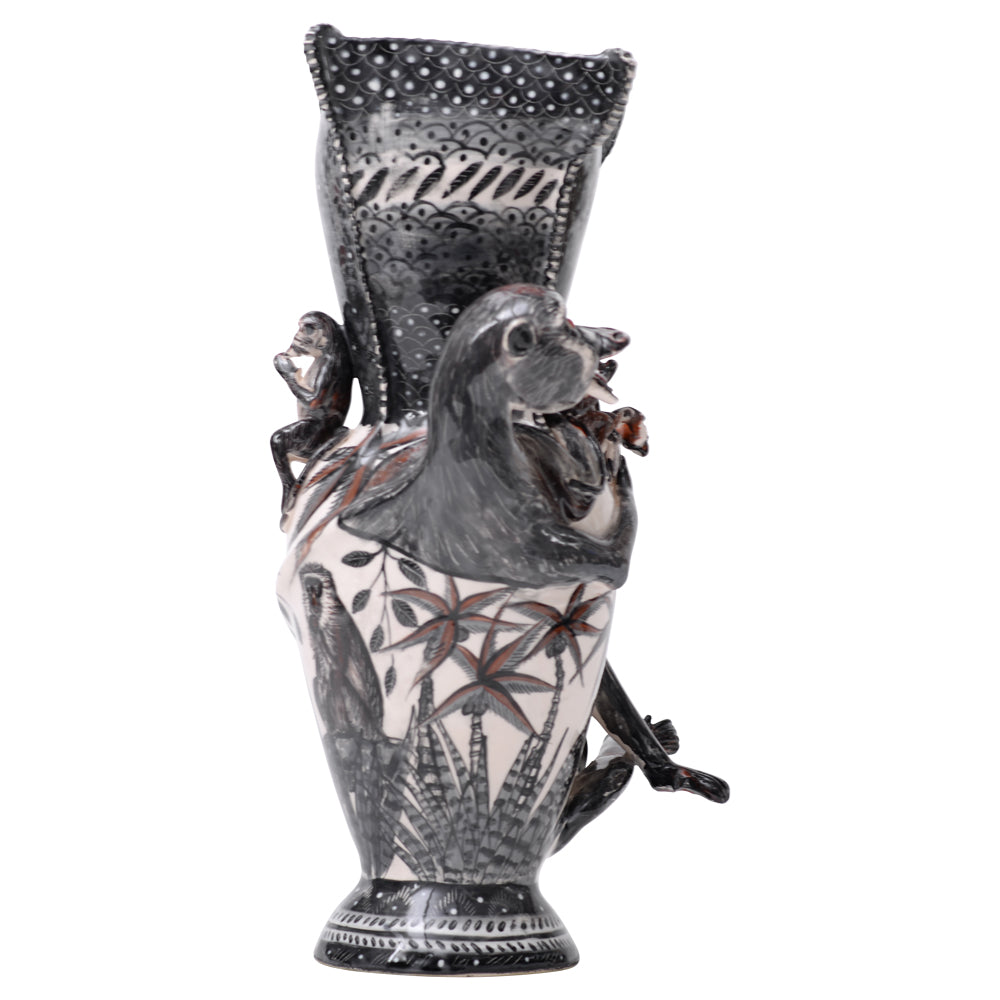Monkey vase