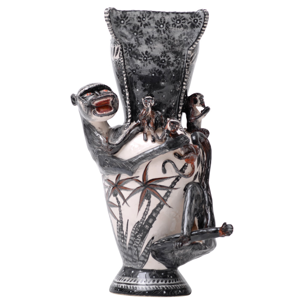 Monkey vase