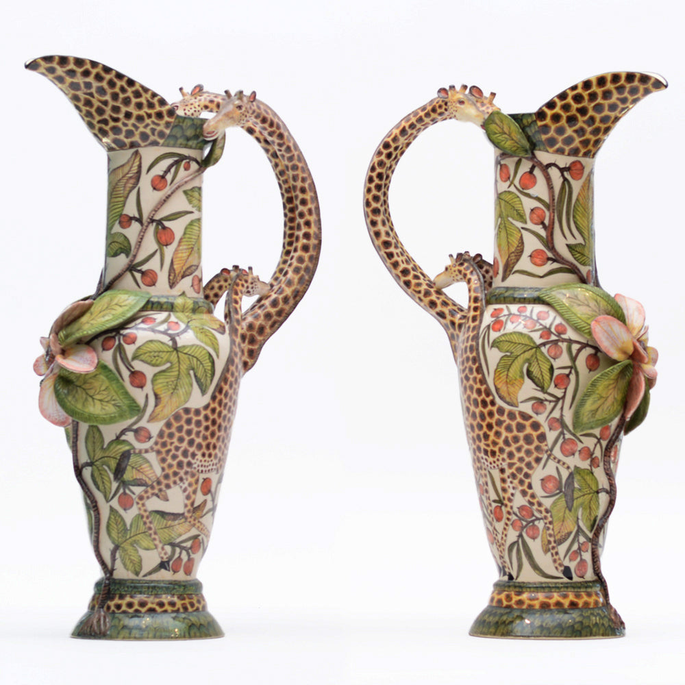 Giraffe Jug Pair