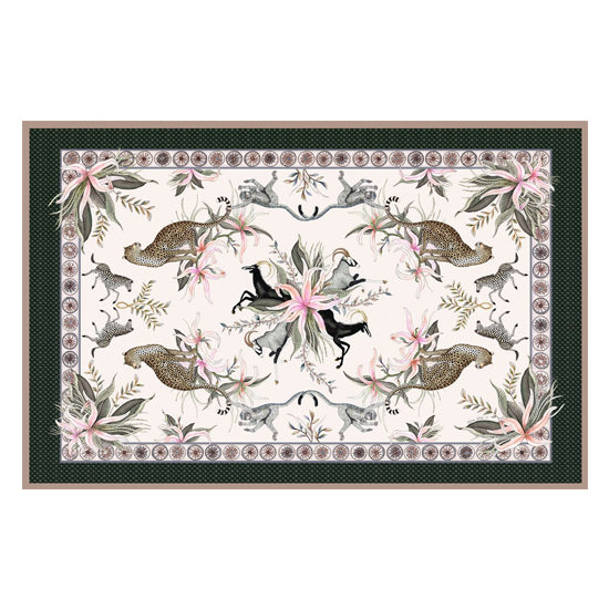 Leopard Safari Stone Tablecloth