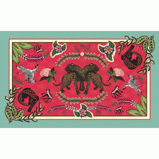 Royal Leopard Sunset Tablecloth