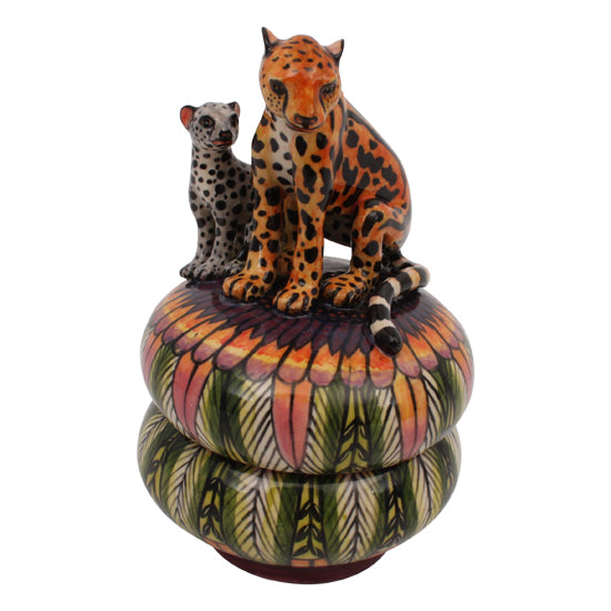 King cheetah jewelry box