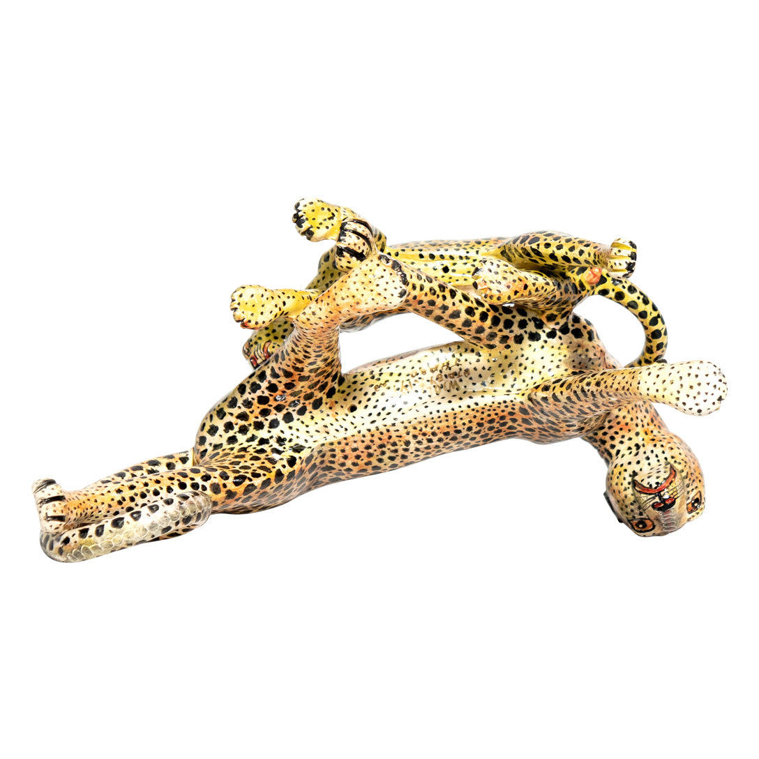 Leopard sculpture