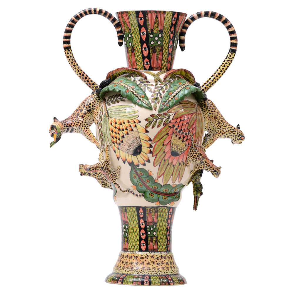 Leopard Vase