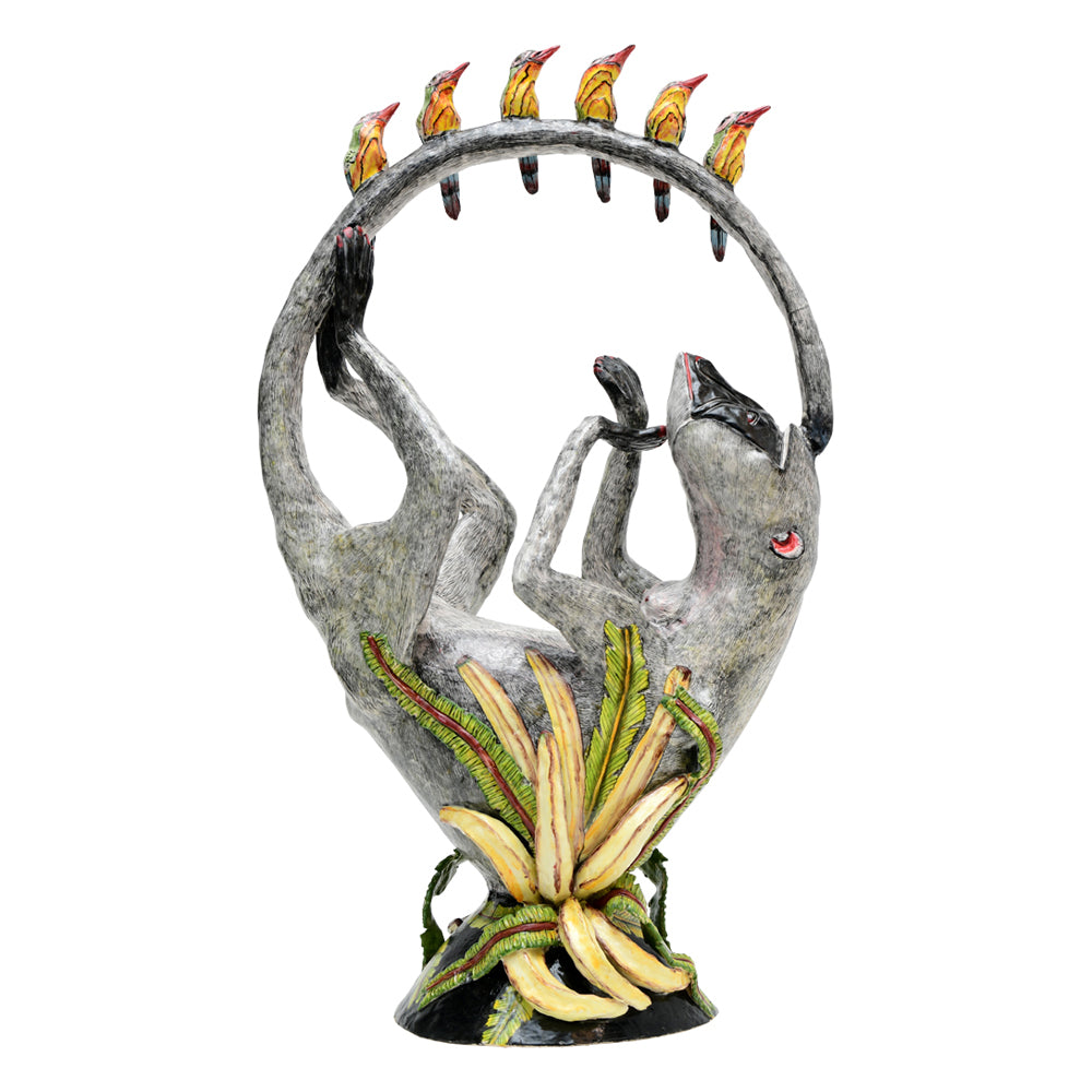 Monkey Circle Sculpture