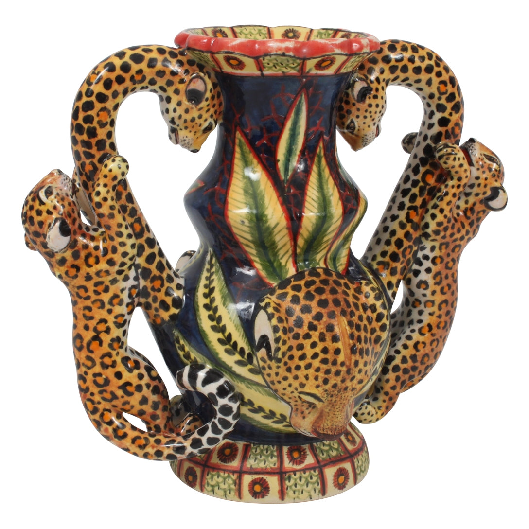 Leopard Small Vase